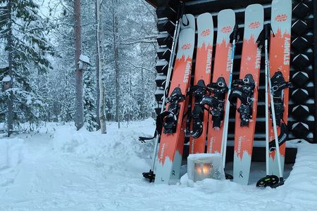 Private Sliding Ski Tour in Pyha Luosto National Park