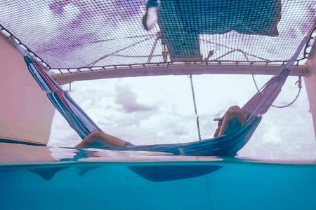 Private Catamaran Swim sail snorkel cliff jumping SUP