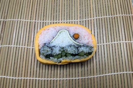 Special sushi rolls only available in Japan Making Experience