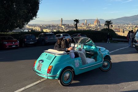 Florence Private Panoramic Tour in an Electric Fiat 500 Cabrio