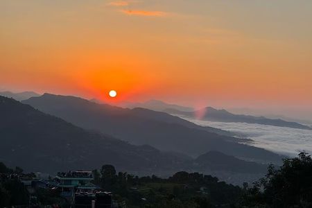 Luminous Sarangkot: A Breathtaking View of the Himalayas"