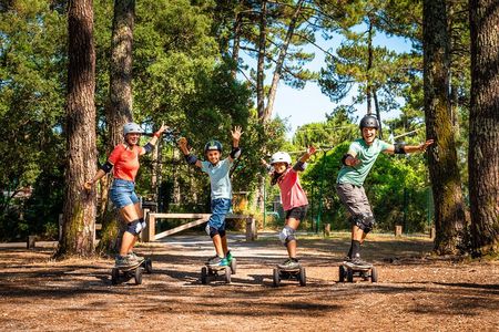 Electric cross skate initiation from 6 years old