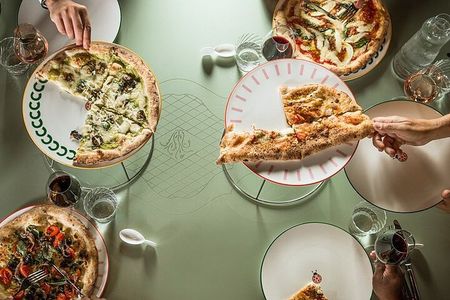 Evening Vespa Sidecar Tour in Rome with Gourmet Pizza Tasting