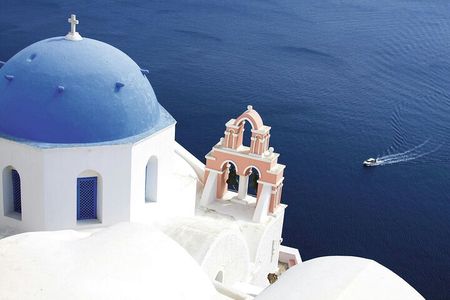 Santorini Tour from Chania Area or Rethymno