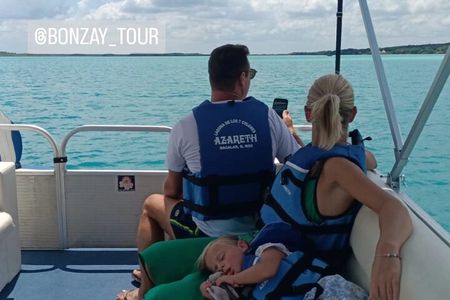Private Tour of Pontoon by the Lagoon of Bacalar