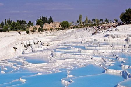 Guided Pamukkale Day Trip With Hierapolis &Thermal Pools & Lunch 