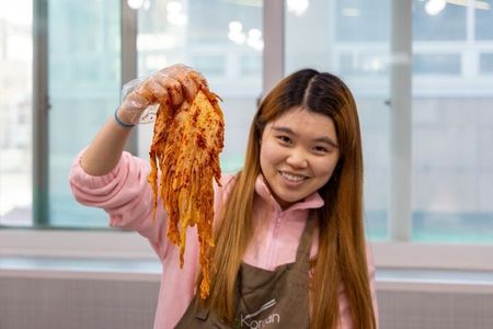 Korean Kimchi Making Day Experience with a Local Market Tour