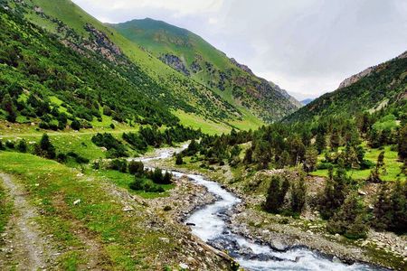 Loop trek of Sary Mogol