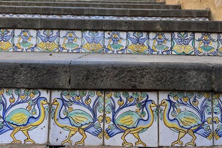 From Catania: Tour to Caltagirone & Piazza Armerina with lunch