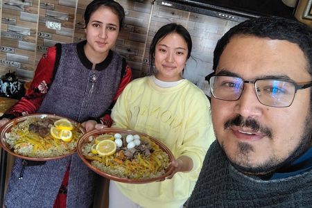 COOKING CLASS(meals: plov+1 more) in Samarkand,visit Bread bakery