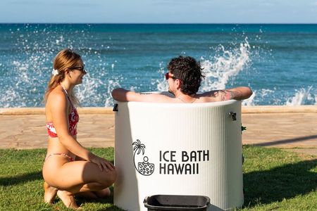 Breathwork and Ice Bath by the Ocean with Valeria