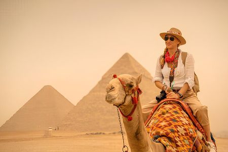 Giza Pyramids Memphis City and Saqqara Pyramid Day tour