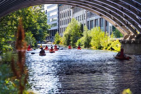 Akerselva River Kayak/Packraft Tour: Urban Adventure in Oslo