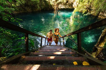 Small-Group 3 Hidden Cenotes Adventure with Tequila Tasting
