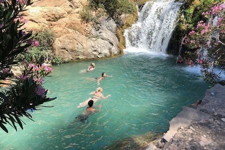  Algar Waterfalls with Transfer from Alicante and Benidorm