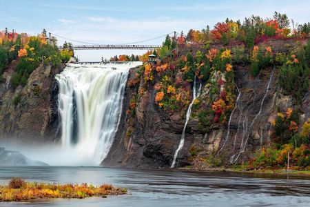 Quebec City: Montmorency Falls and Microbrewery eBike Tour