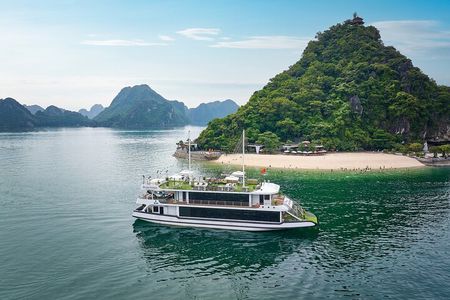 From Hanoi: Indulge in Halong Bay Luxury Hercules Cruise, Buffet