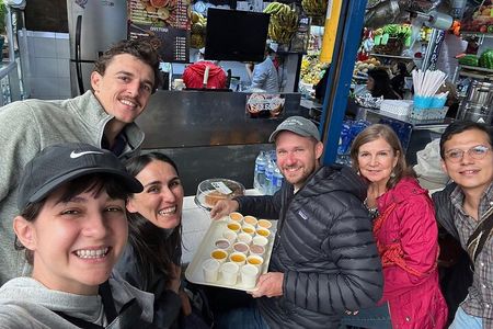 Paloquemao Market with a Scholar, Foods and Transportation