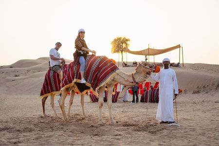 Experience Private Desert Safari with 5* BBQ Dinner Dune Bashing
