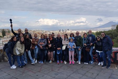 Panoramic Walking Tour in Naples through la Pedamentina scales