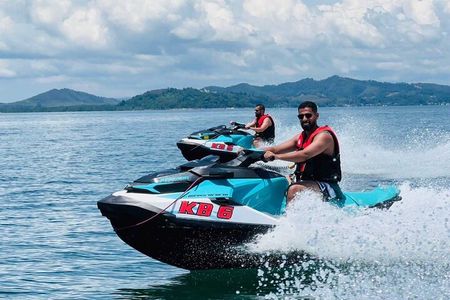 4 Hours and 50km Jet Ski Tour to 6 Phuket Islands 