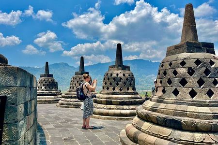 Borobudur,Prambanan and Merapi Volcano Tour .