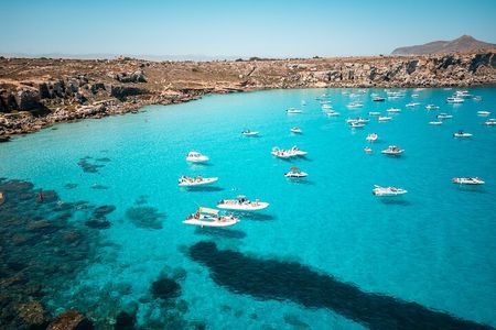 Boat tour to Egadi Favignana and Levanzo islands from Trapani