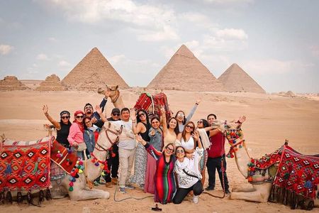 Pyramids of Giza & Sakkara with Camel Ride and Lunch Private Tour