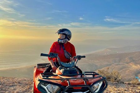 Hot spring and Atlas mountains quad biking tour