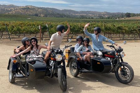 Scenic Sidecar Vineyard Tour Paso Robles