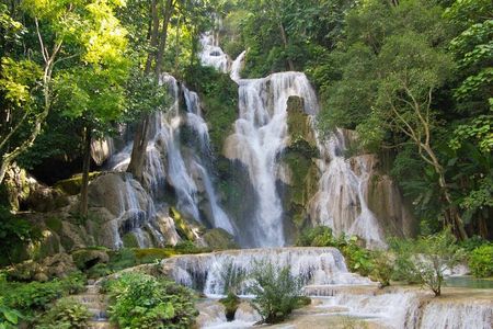1 Day Mekong Pak Ou Caves Kuang Si Waterfalls Local Villages Tour