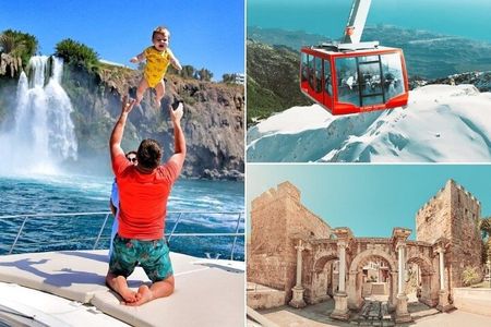 Antalya City Tour : Düden Waterfalls&Olympos Cable Car&Boat Trip