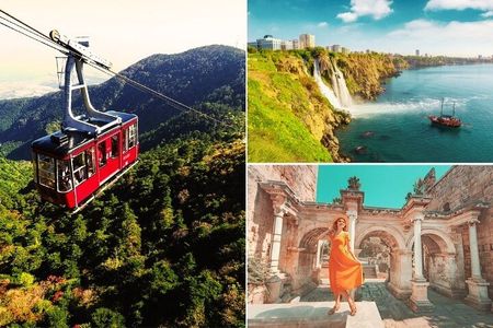 Antalya City Tour With Cable Car & Boat Trip & Düden Waterfalls