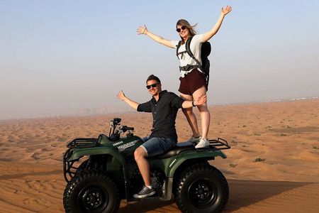 Dubai Red Desert Safari, Quad bike, Camel rid, BBQ Dinner & shows