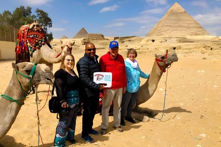 Giza pyramids Sphinx Sakkara and Memphis Private Day Tour