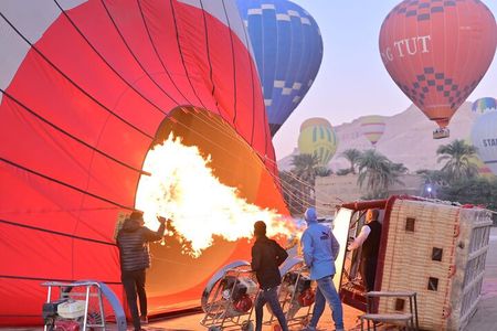 1 Day Private Tour with Hot Air Balloon from Luxor