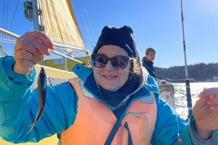 Fishing with Mt. Fuji Views and Japanese Home Cooking Experience