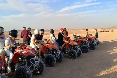 Agafay Desert : Quad Biking, Camel Ride and Dinner 