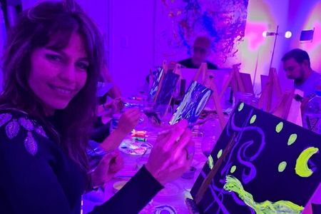 Painting My Own Starry Night at Buenos Aires FLUO - Obelisco Area