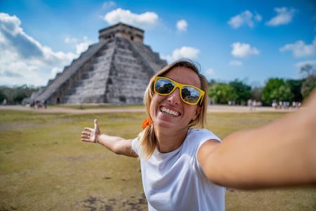 Chichen Itza Cenote Swim and Izamal Excursion with lunch