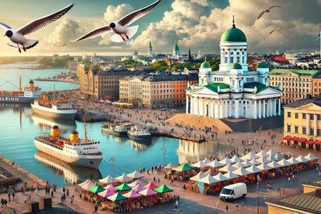 VIP Tour Helsinki by Mercedes Vclass with Private Guide 
