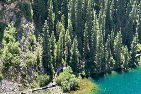 Big trip in 1 day: Kolsai, Kaindy Lake, Black, Charyn, Canyon.