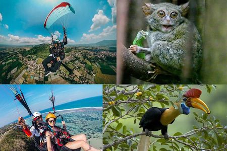 Paragliding and Tangkoko Natural Tourist Park include lunch