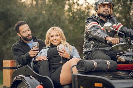 Sunset at the Vineyards Sidecar Wine Adventure Paso Robles 