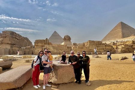Half Day Tour Giza Pyramids &Great Sphinx with Private Tour Guide
