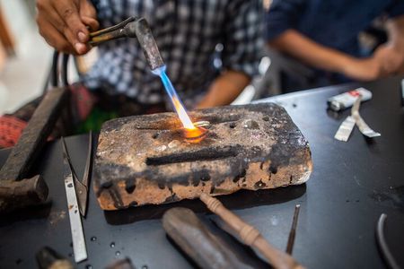 Authentic Silver Jewelry Workshop in Ubud