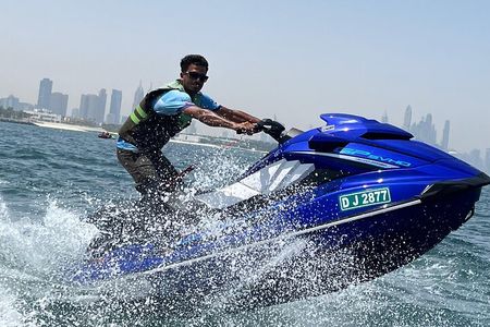 Supercharge Jet Ski Ride DUBAI Views + FREE PICS, VIDS & COFFEE