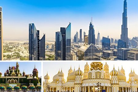 Full Day Dubai City Tour with Global Village and Miracle Garden