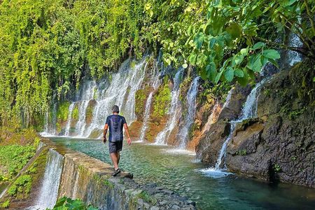 Seven Waterfalls Hike Adventure Juayua + Relax at Hot Springs