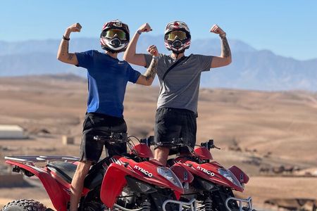 Quad biking in Agafay Marrakech 
